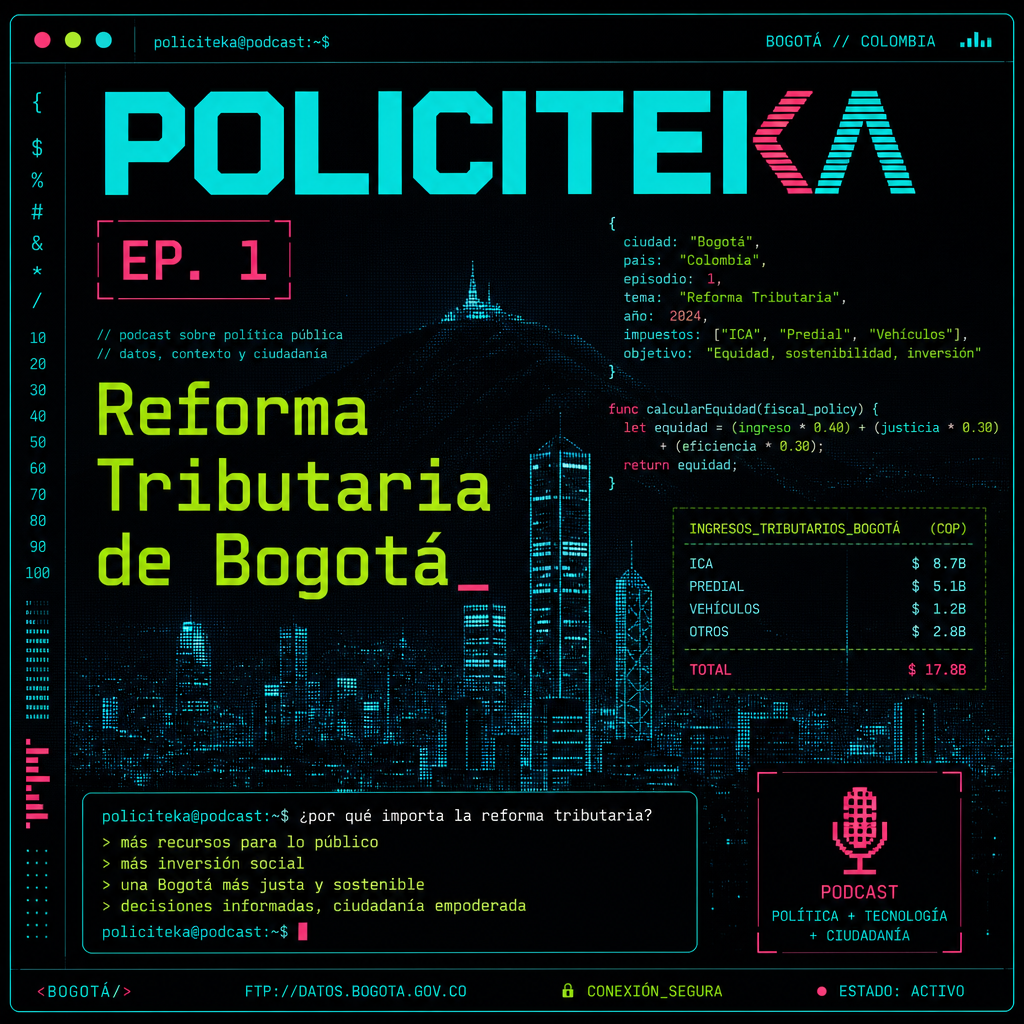 POLICITEKA Ep. 1 — Reforma Tributaria de Bogotá